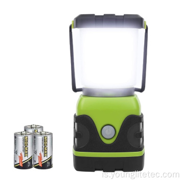 Portable 3D Rafhlaða Stepless Dimming Waterproof Lantern